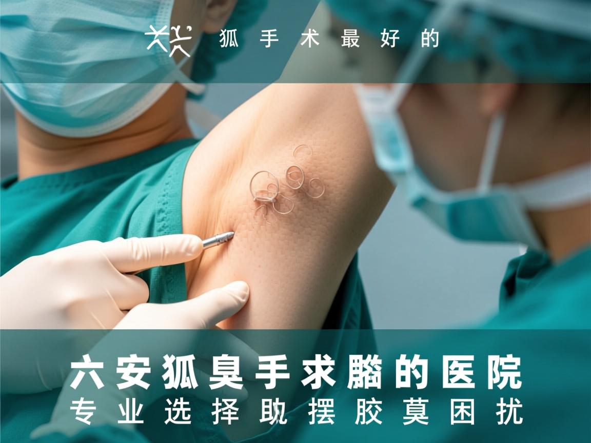 六安狐臭手术最好的医院，专业选择助您摆脱腋臭困扰