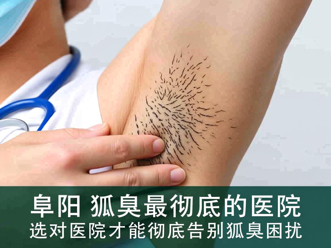 阜阳治狐臭最彻底的医院，选对医院才能彻底告别狐臭困扰