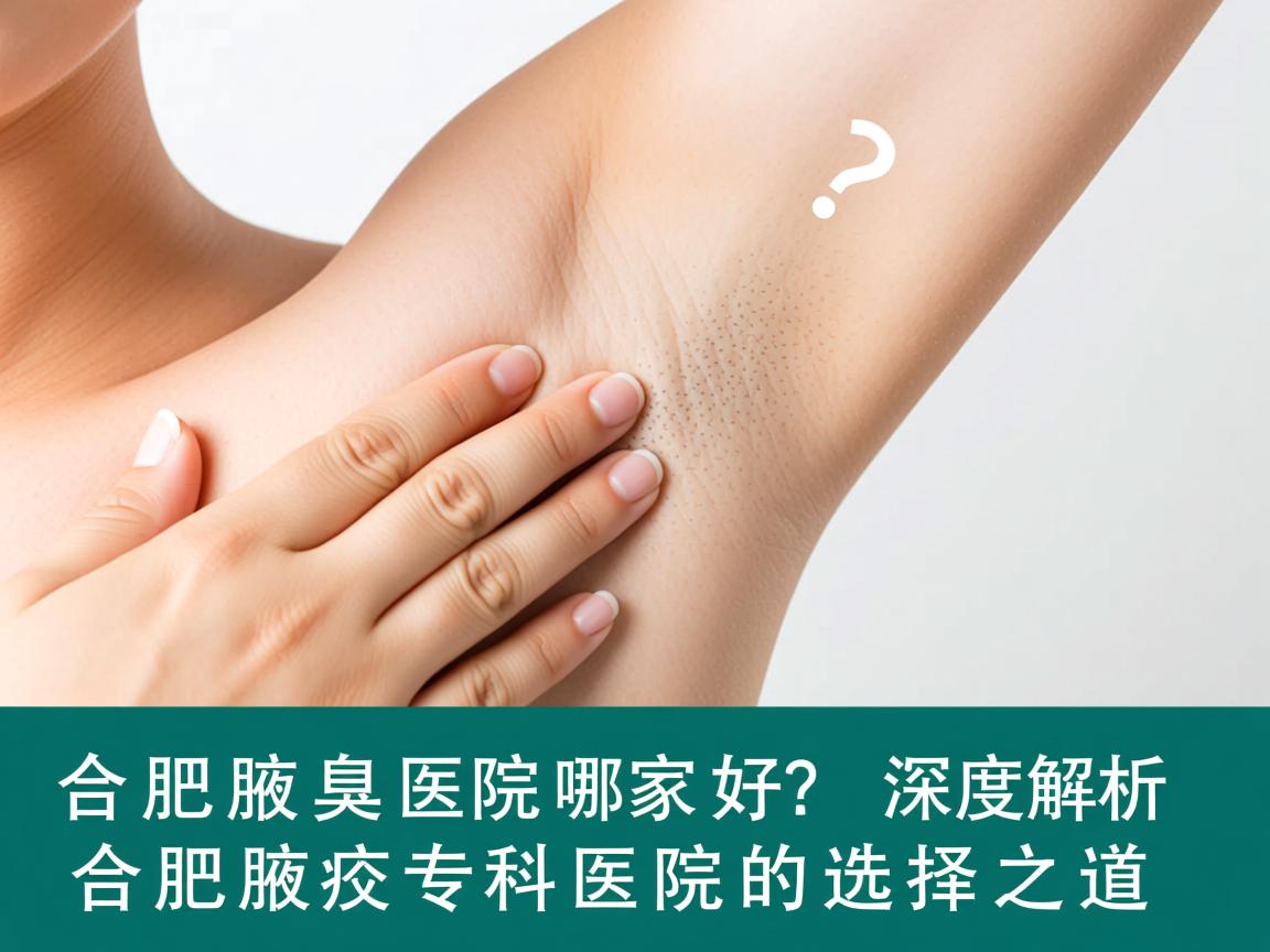 合肥腋臭医院哪家好？深度解析合肥腋臭专科医院的选择之道
