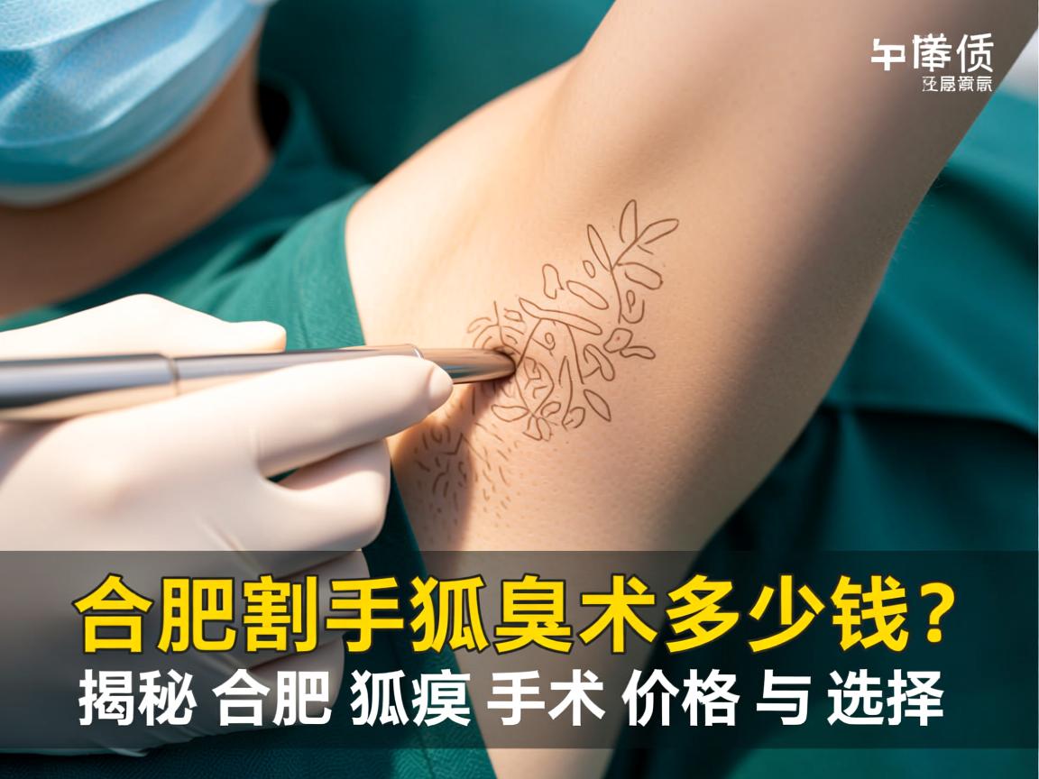 合肥割狐臭手术多少钱？揭秘合肥狐臭手术价格与选择
