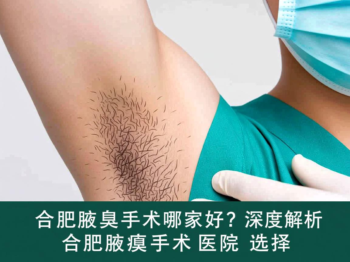 合肥腋臭手术哪家好？深度解析合肥腋臭手术医院选择