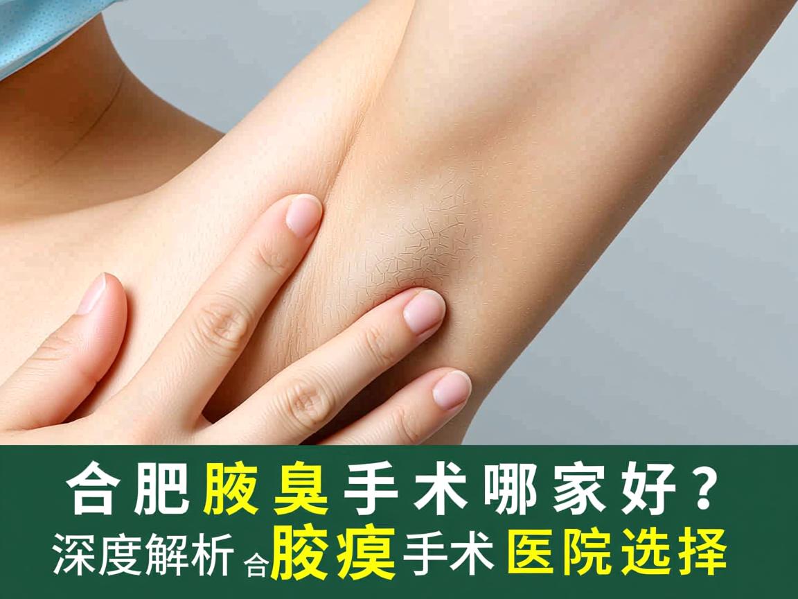 合肥腋臭手术哪家好？深度解析合肥腋臭手术医院选择