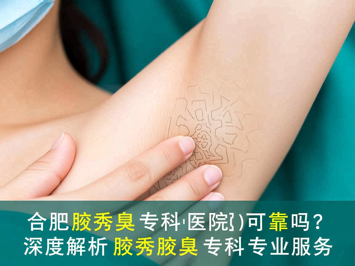 合肥腋秀腋臭专科医院可靠吗？深度解析腋秀腋臭专科的专业服务
