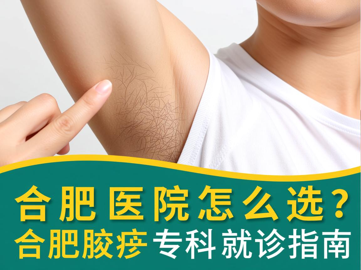 合肥腋臭医院怎么选？合肥腋臭专科就诊指南