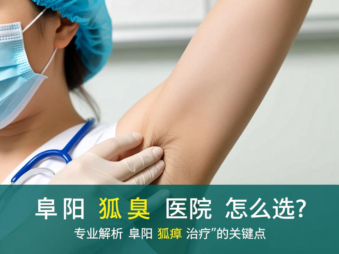 阜阳狐臭医院怎么选？专业解析阜阳狐臭治疗的关键点
