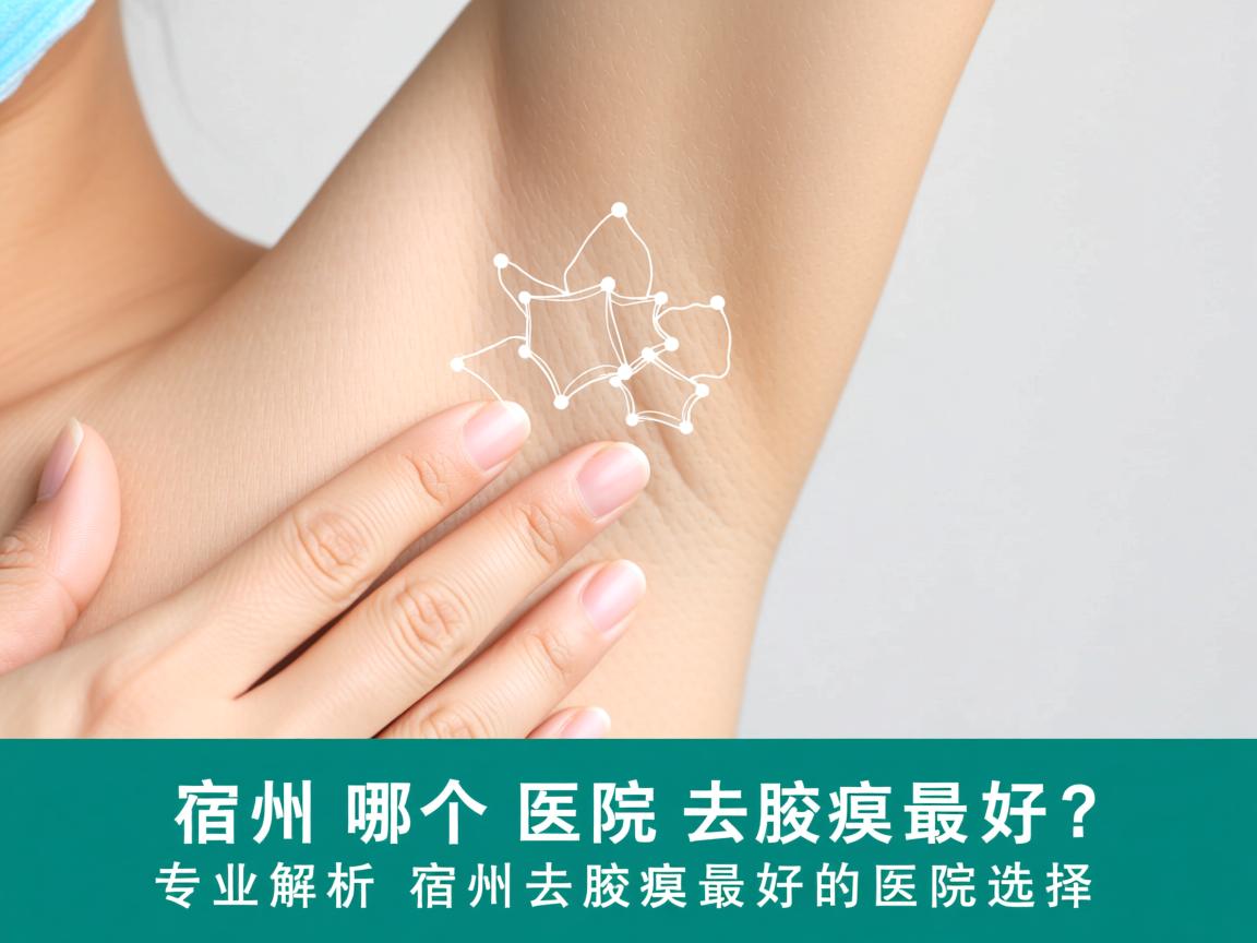 宿州哪个医院去腋臭最好？专业解析宿州去腋臭最好的医院选择