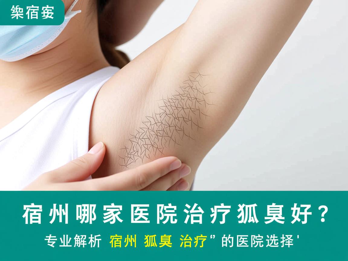 宿州哪家医院治疗狐臭好？专业解析宿州狐臭治疗的医院选择