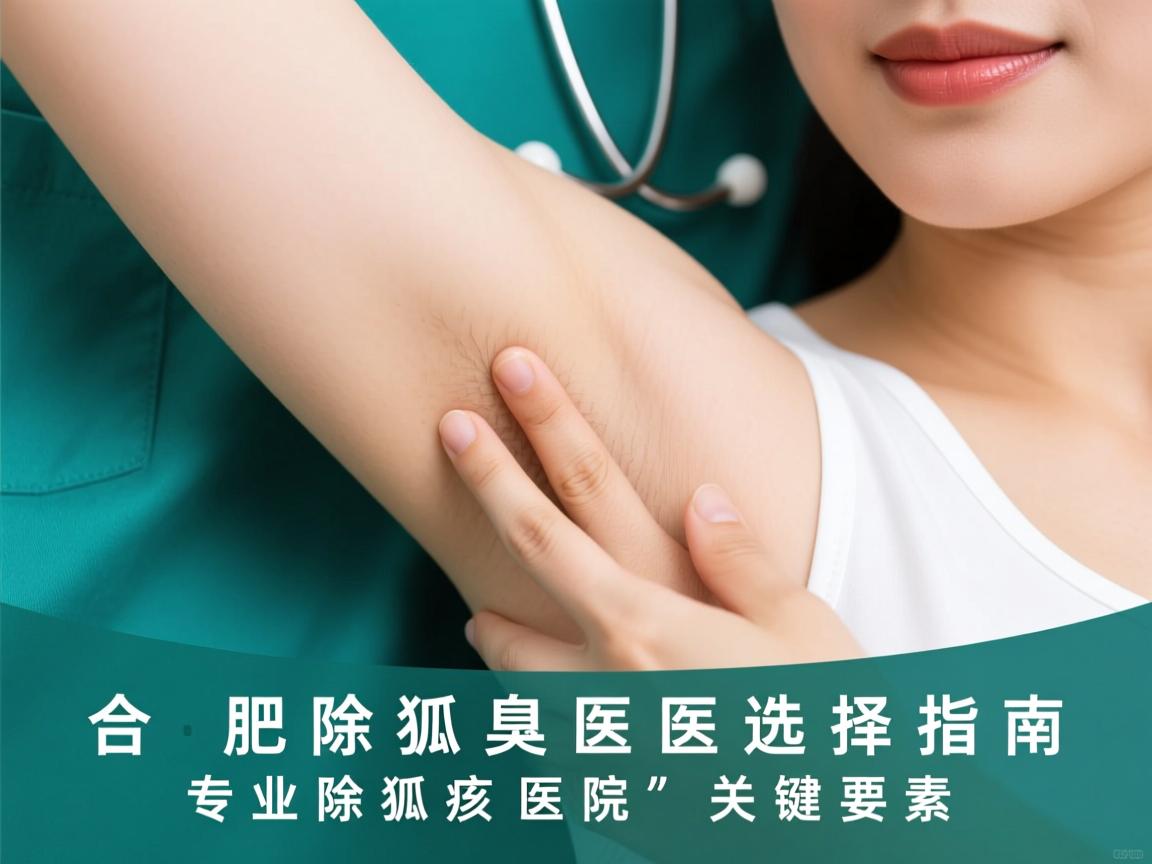 合肥除狐臭医院选择指南，专业除狐臭医院的关键要素