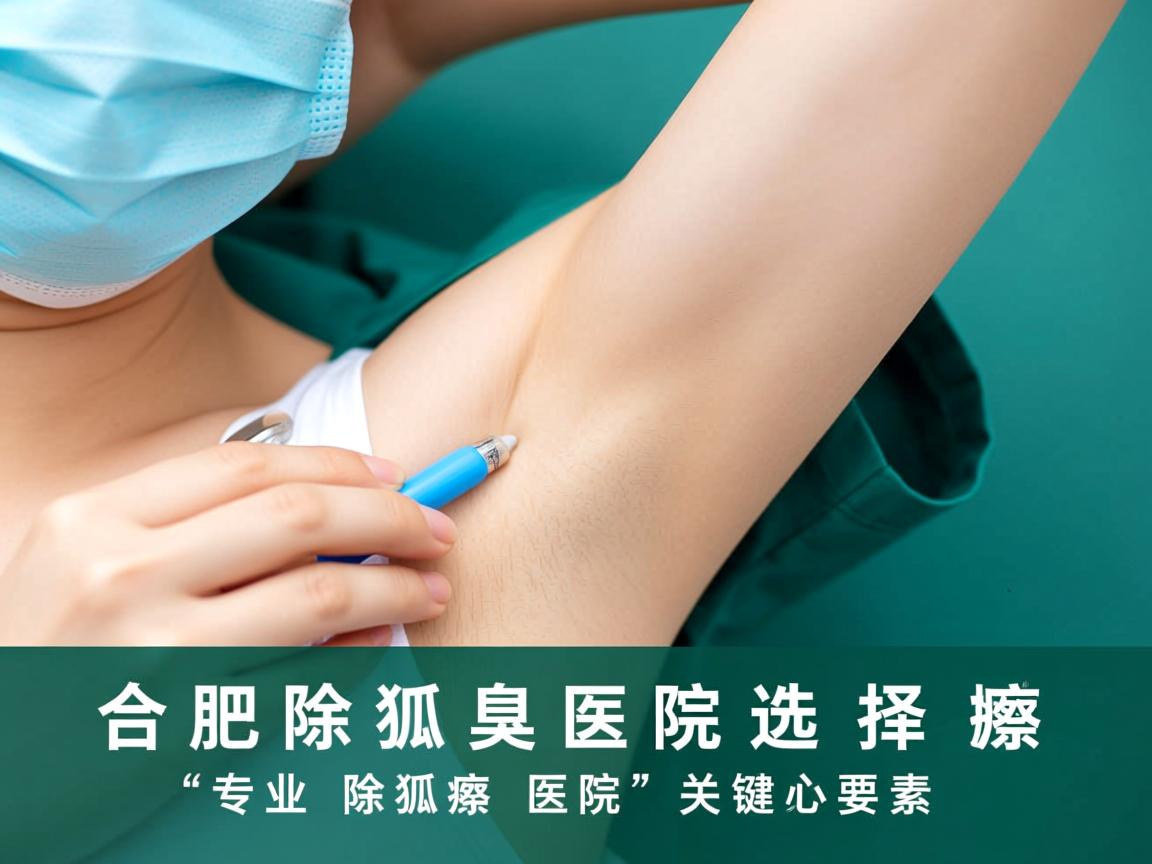 合肥除狐臭医院选择指南，专业除狐臭医院的关键要素