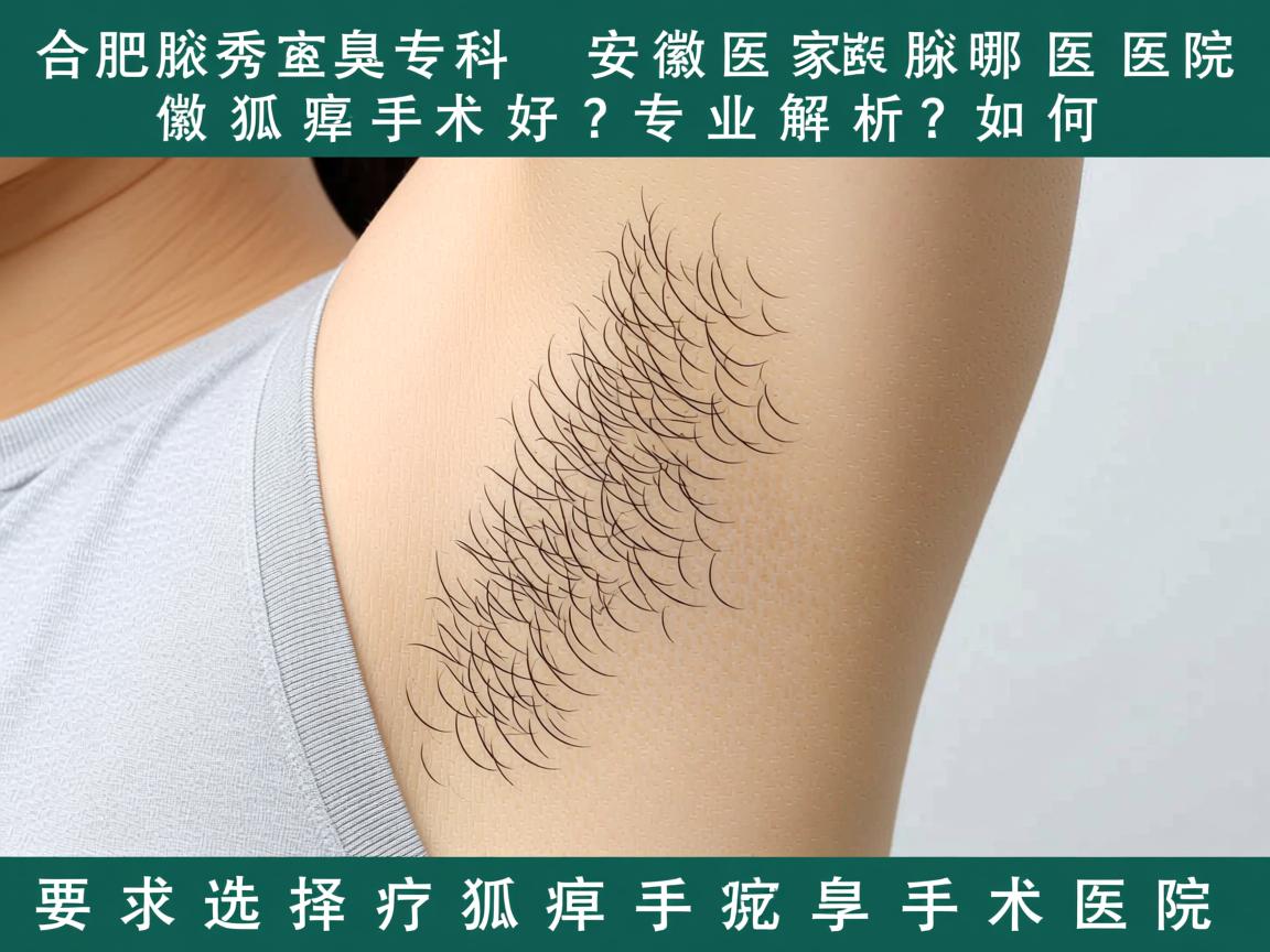 合肥腋秀腋臭专科，安徽哪家医院做狐臭手术好？专业解析如何选择狐臭手术医院