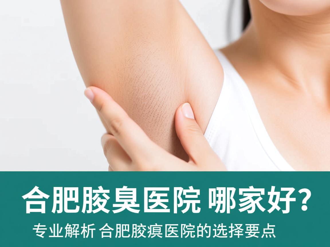 合肥腋臭医院哪家好？专业解析合肥腋臭医院的选择要点