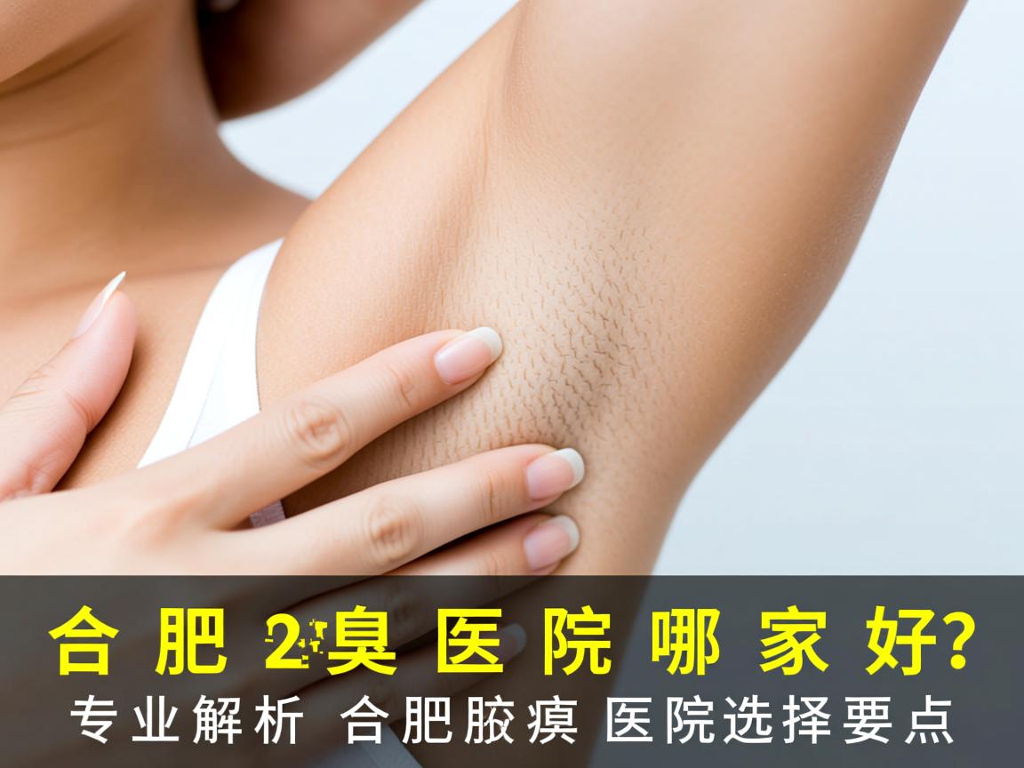 合肥腋臭医院哪家好？专业解析合肥腋臭医院的选择要点