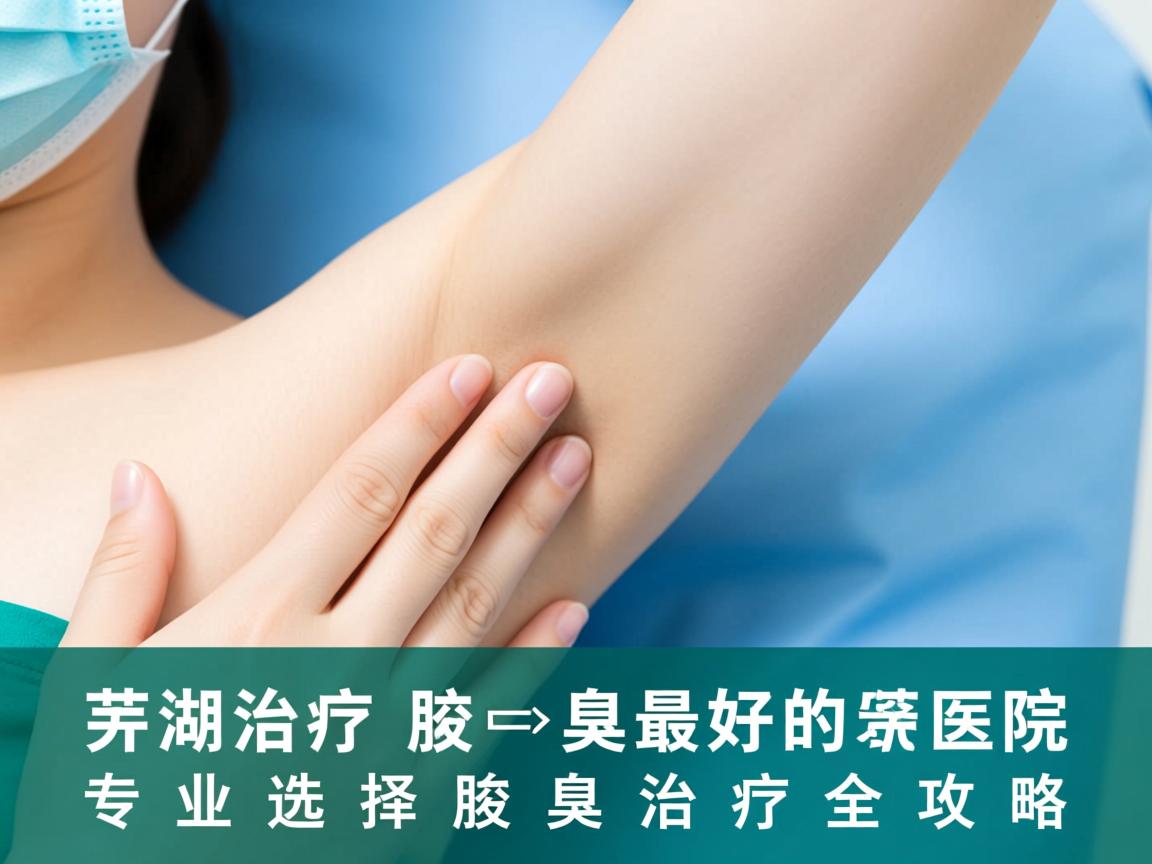 芜湖治疗腋臭最好的医院，专业选择与腋臭治疗全攻略