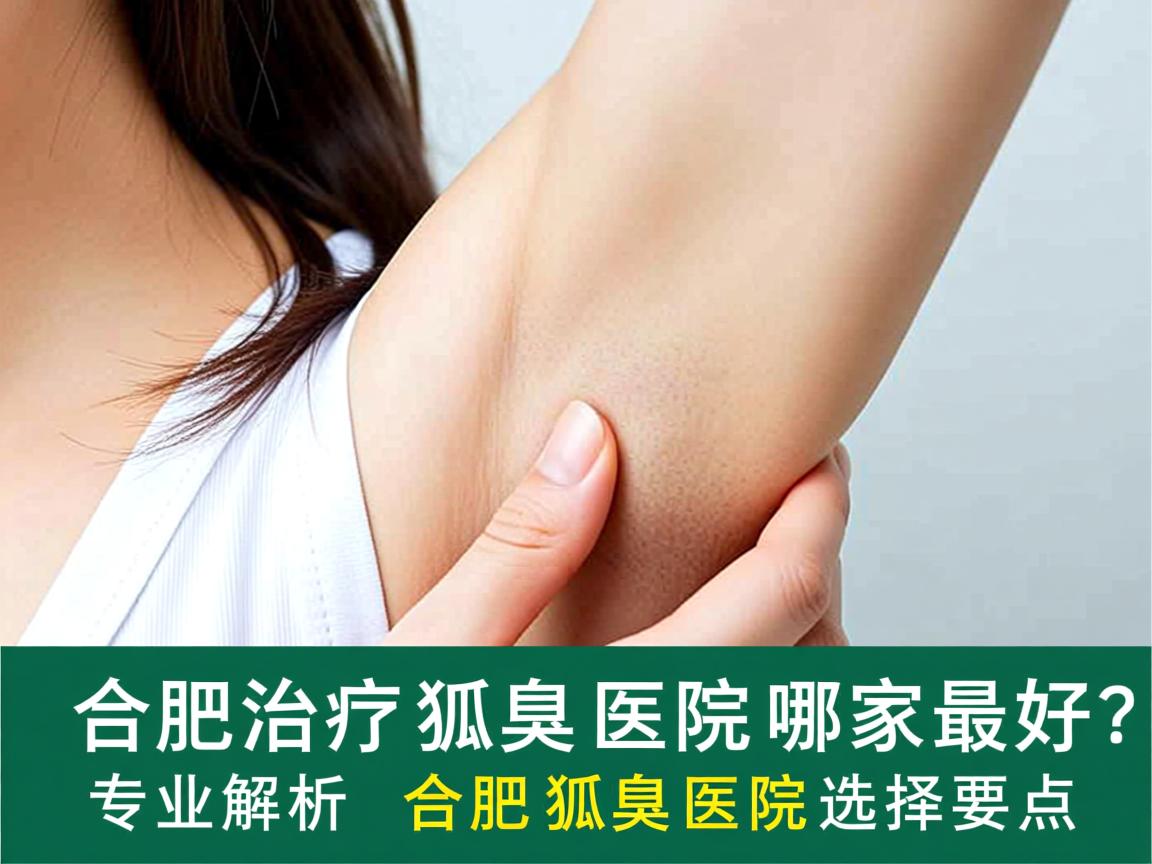 合肥治疗狐臭医院哪家最好？专业解析合肥狐臭医院选择要点