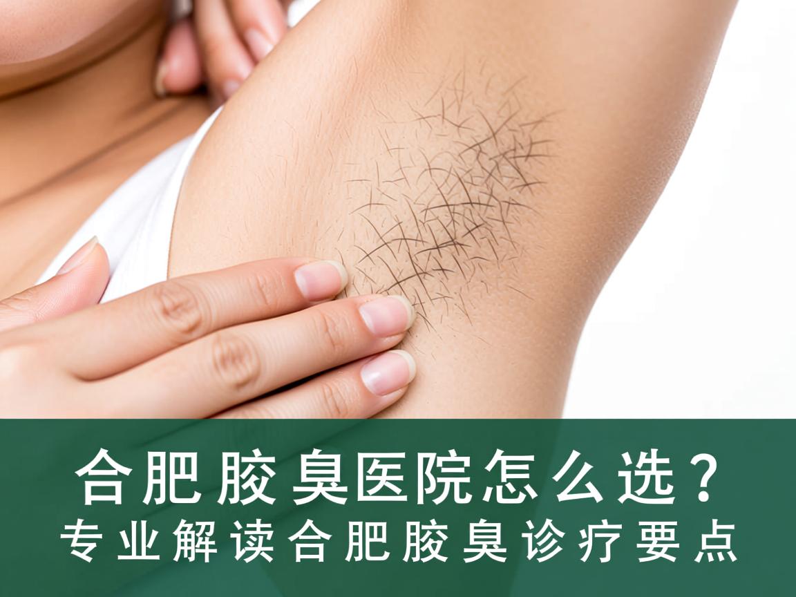 合肥腋臭医院怎么选？专业解读合肥腋臭诊疗要点