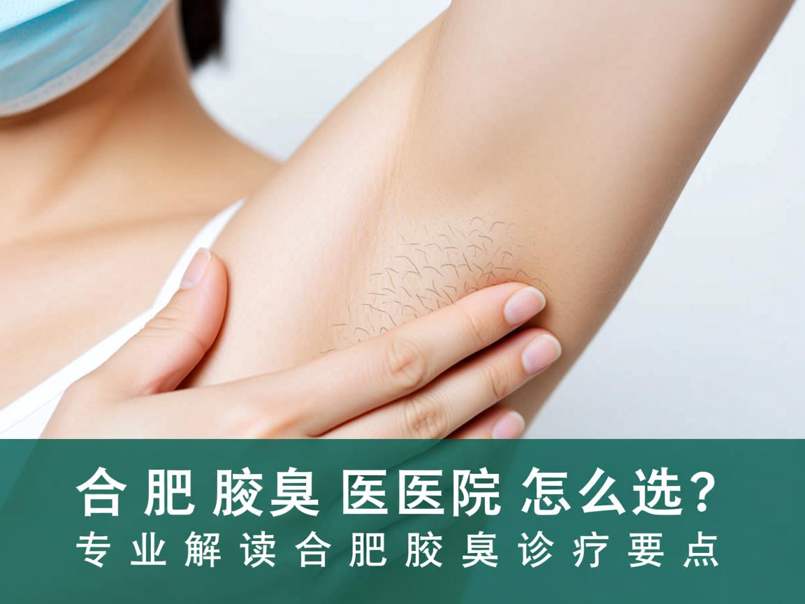 合肥腋臭医院怎么选？专业解读合肥腋臭诊疗要点