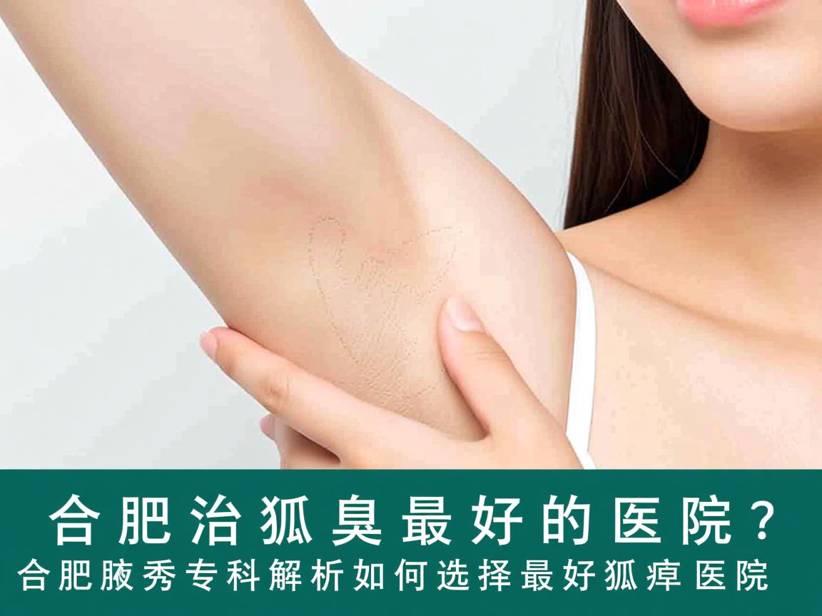 合肥治狐臭最好的医院？合肥腋秀专科解析如何选择最好狐臭医院