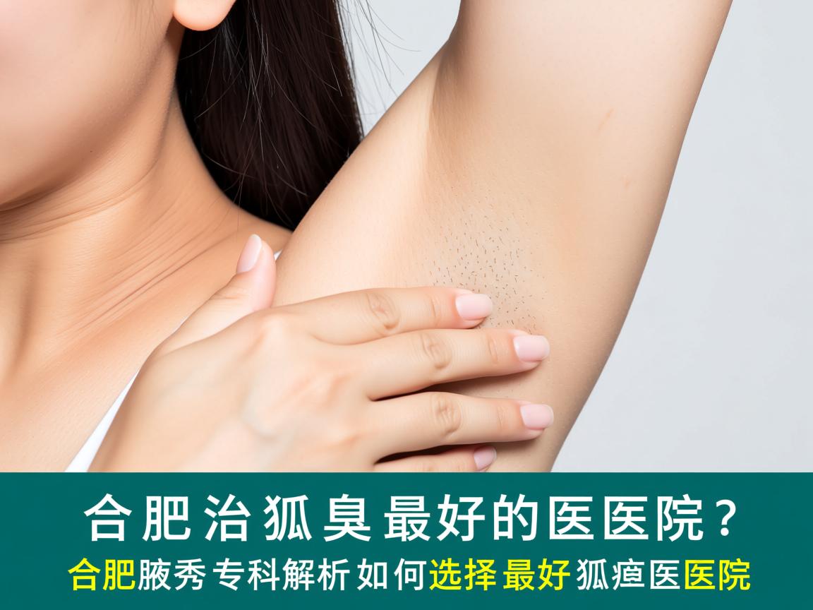 合肥治狐臭最好的医院？合肥腋秀专科解析如何选择最好狐臭医院