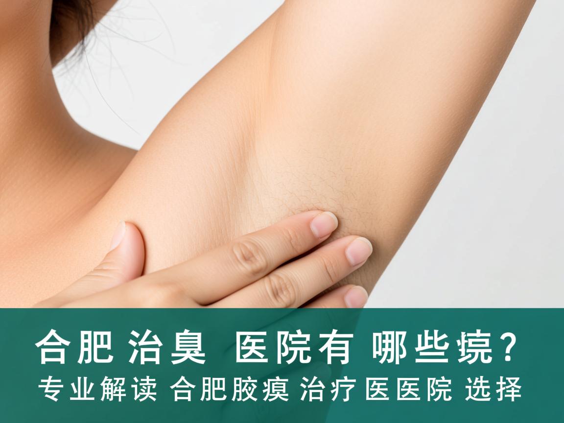 合肥治腋臭医院有哪些？专业解读合肥腋臭治疗医院的选择