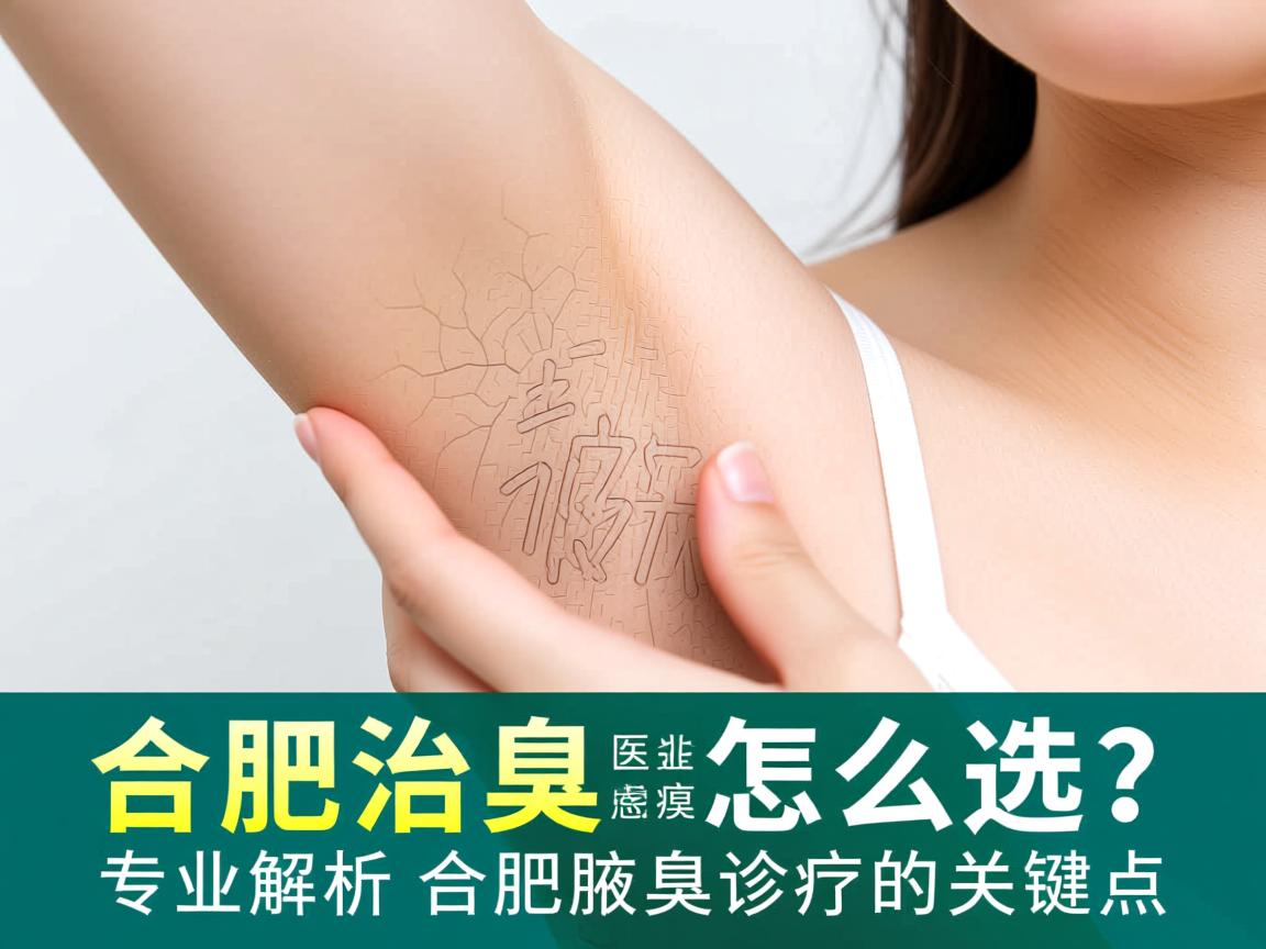合肥治腋臭医院怎么选？专业解析合肥腋臭诊疗的关键点