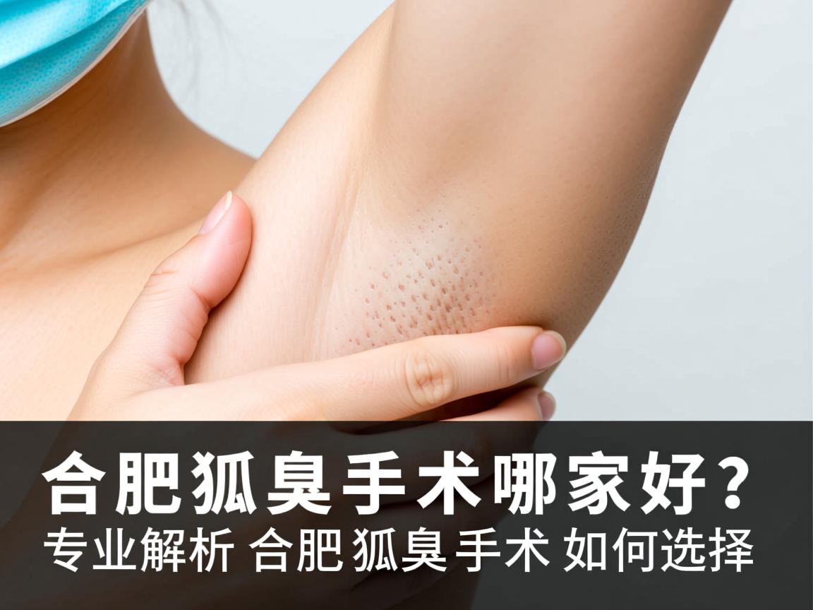 合肥狐臭手术哪家好？专业解析合肥狐臭手术如何选择