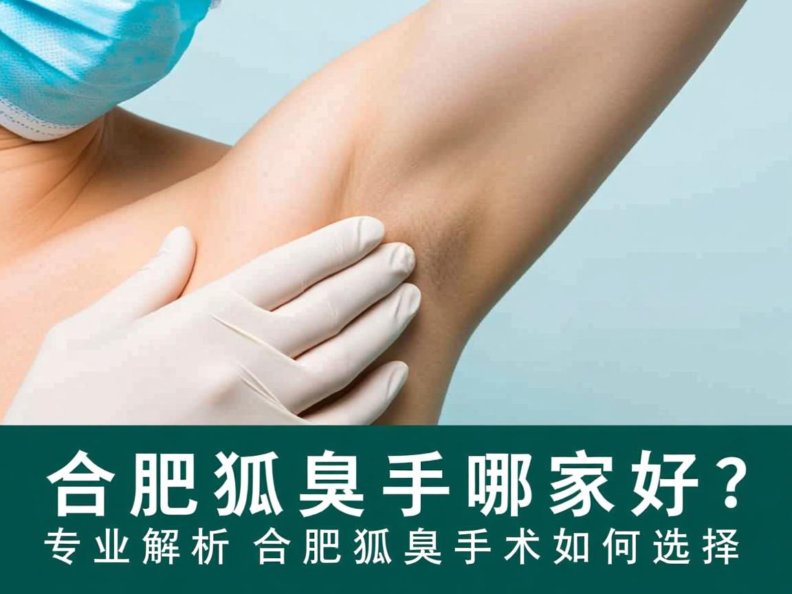 合肥狐臭手术哪家好？专业解析合肥狐臭手术如何选择