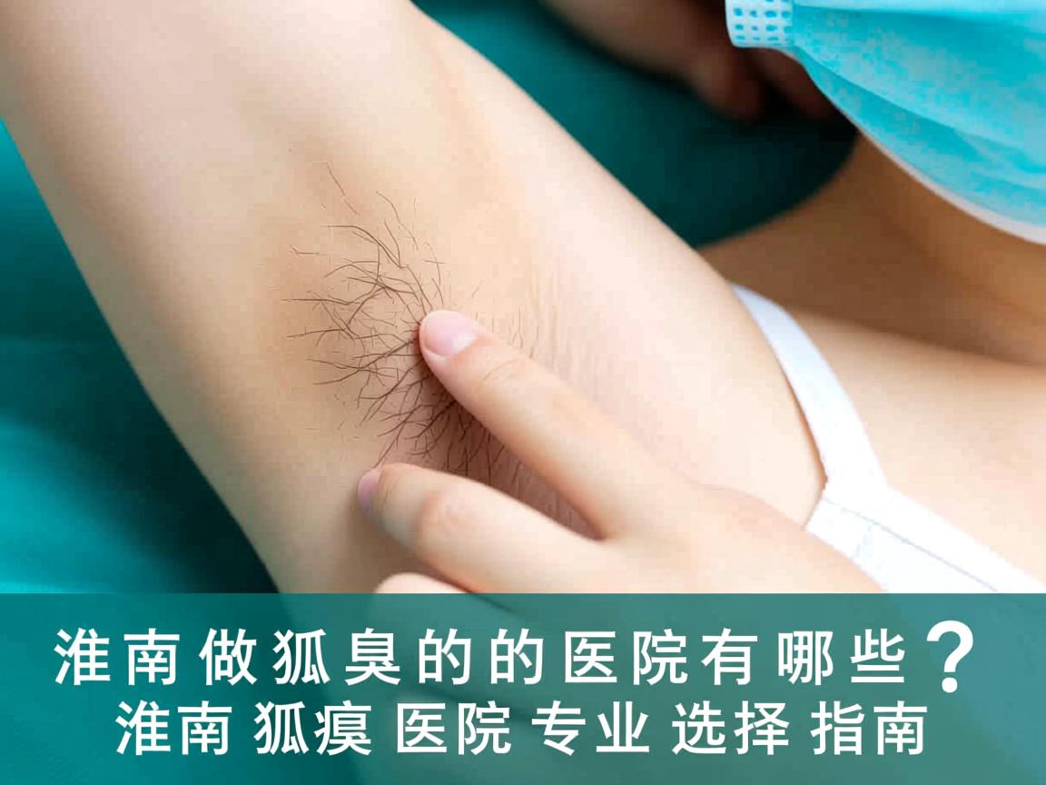 淮南做狐臭的医院有哪些？淮南狐臭医院专业选择指南