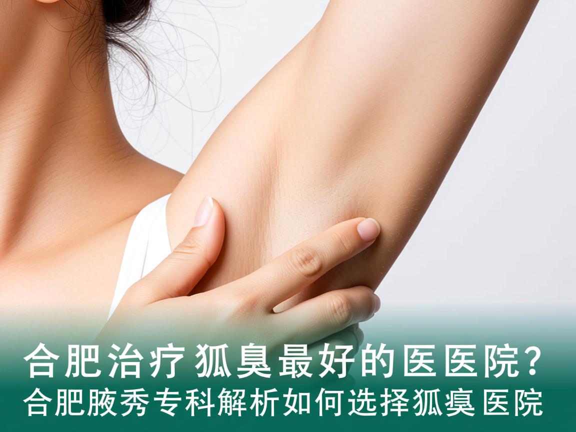 合肥治疗狐臭最好的医院？合肥腋秀专科解析如何选择狐臭医院