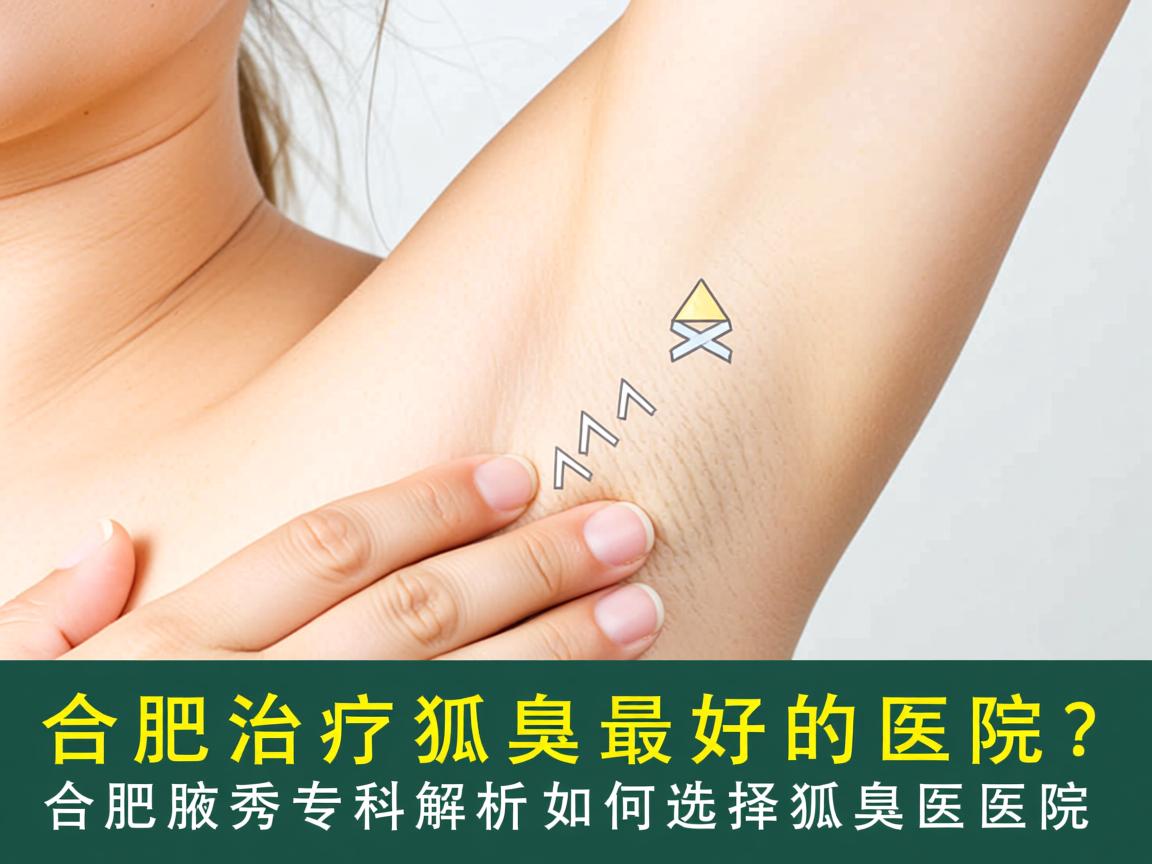 合肥治疗狐臭最好的医院？合肥腋秀专科解析如何选择狐臭医院