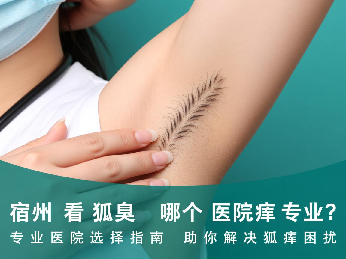 宿州看狐臭哪个医院专业？专业医院选择指南助你解决狐臭困扰