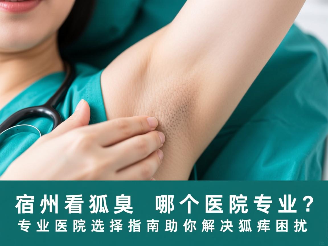 宿州看狐臭哪个医院专业？专业医院选择指南助你解决狐臭困扰