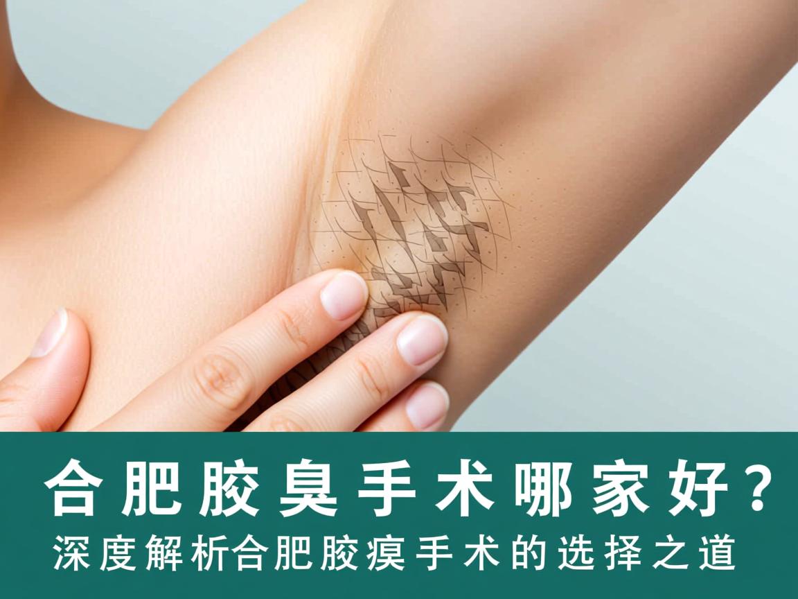 合肥腋臭手术哪家好？深度解析合肥腋臭手术的选择之道