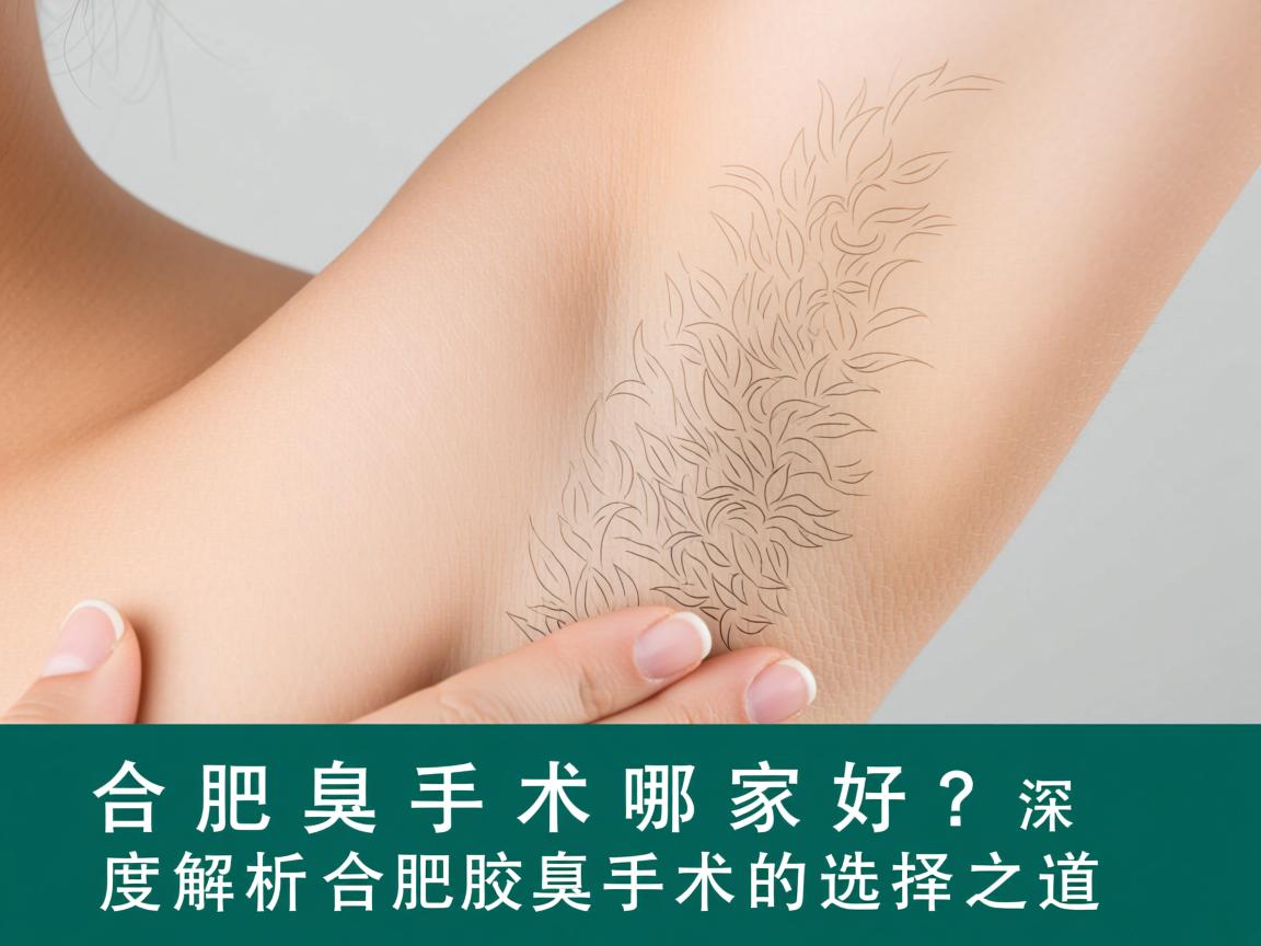 合肥腋臭手术哪家好？深度解析合肥腋臭手术的选择之道