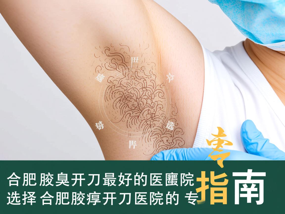 合肥腋臭开刀最好的医院，选择合肥腋臭开刀医院的专业指南
