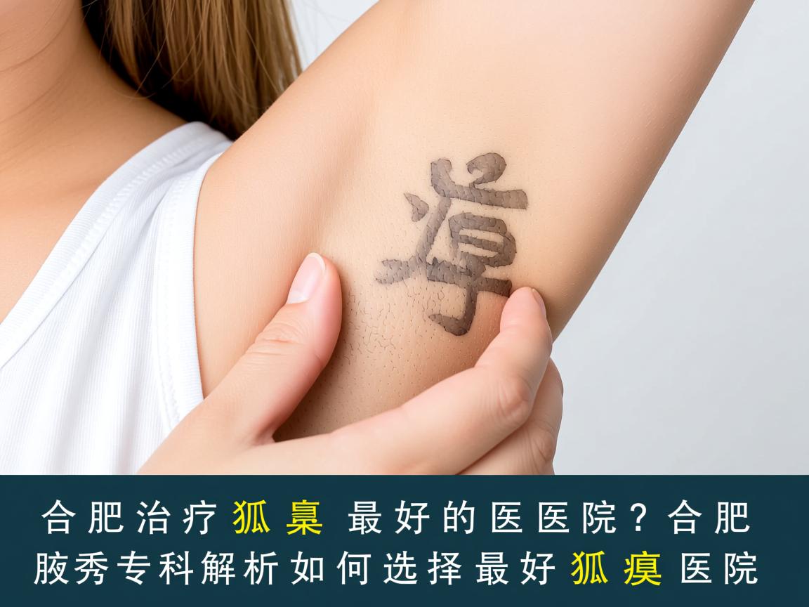 合肥治疗狐臭最好的医院？合肥腋秀专科解析如何选择最好狐臭医院