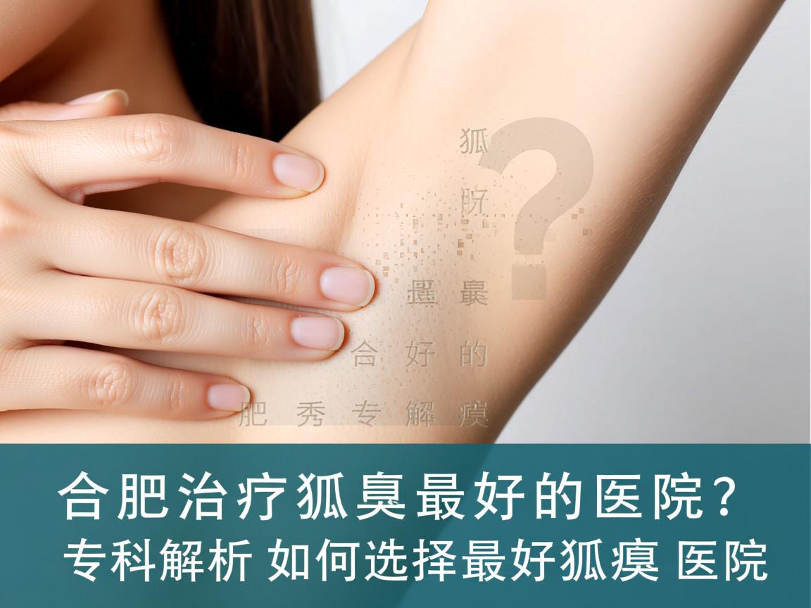 合肥治疗狐臭最好的医院？合肥腋秀专科解析如何选择最好狐臭医院