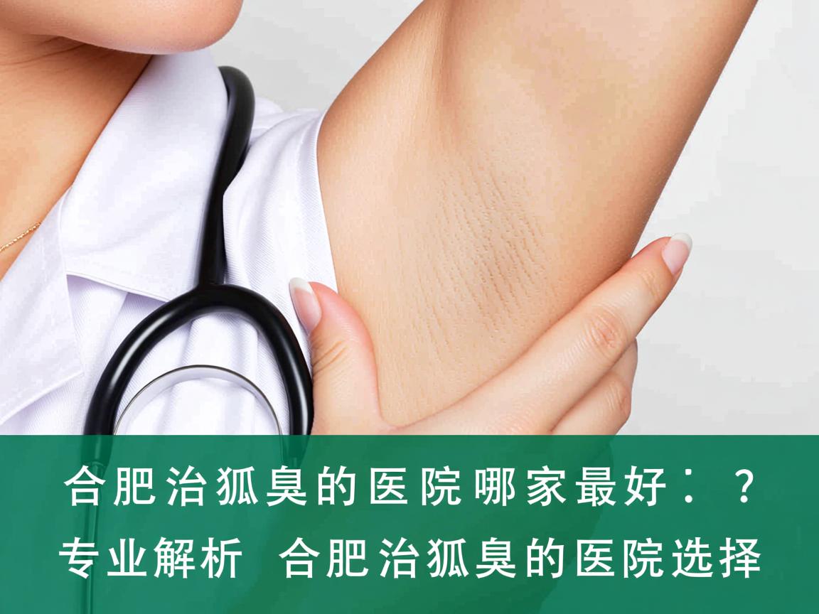 合肥治狐臭的医院哪家最好？专业解析合肥治狐臭的医院选择