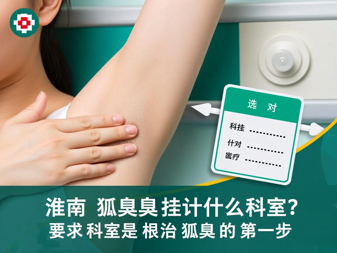 淮南狐臭挂什么科室？选对科室是根治狐臭的第一步