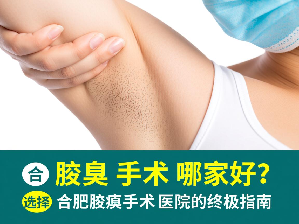 合肥腋臭手术哪家好？选择合肥腋臭手术医院的终极指南