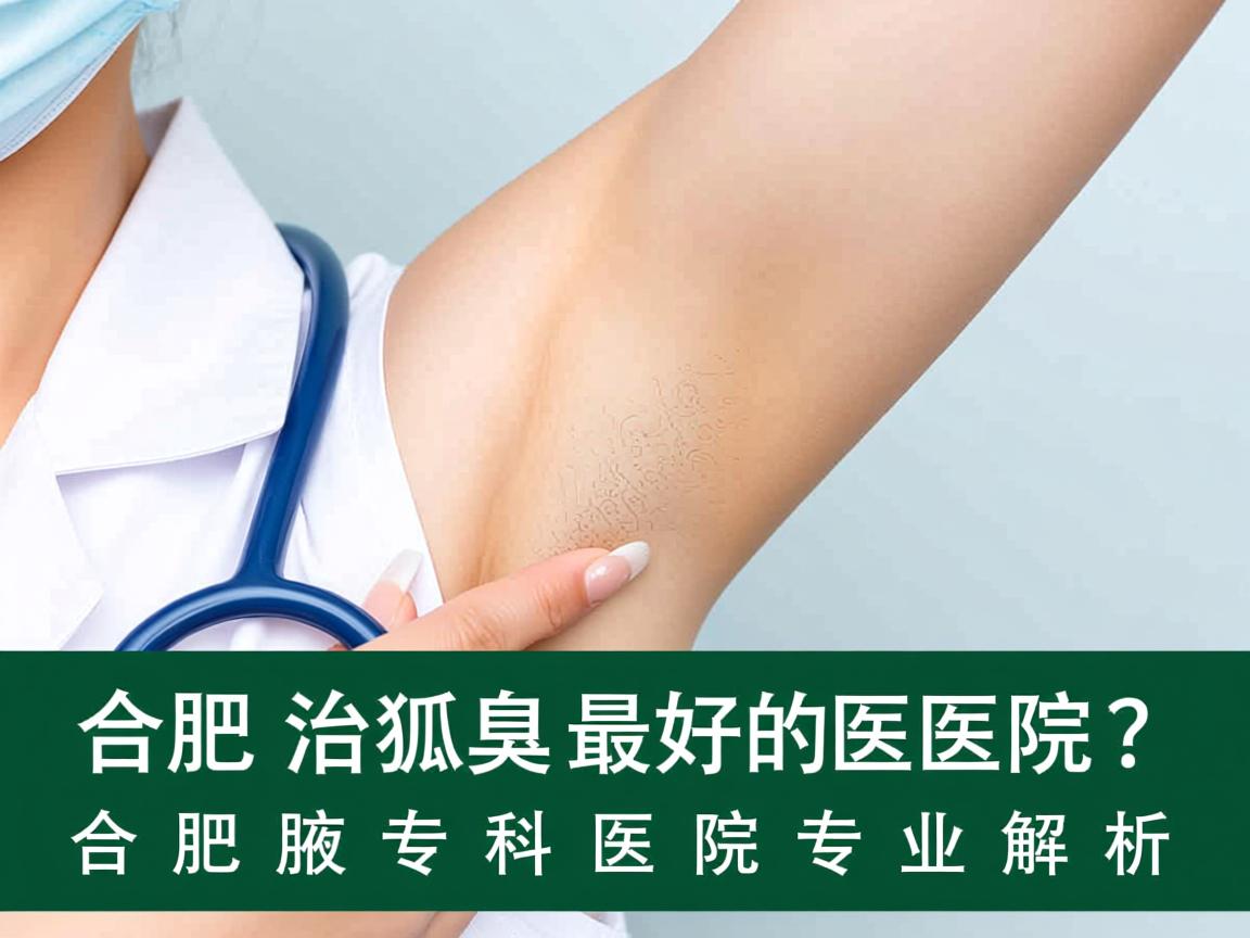 合肥治狐臭最好的医院？合肥腋臭专科医院专业解析