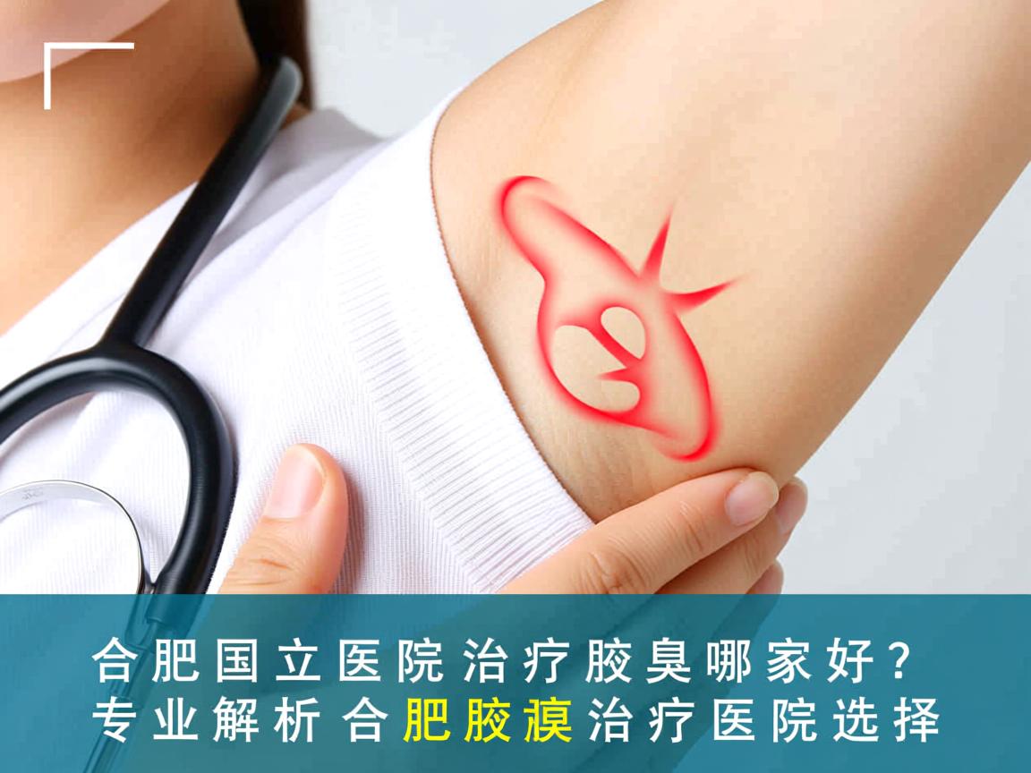 合肥国立医院治疗腋臭哪家好？专业解析合肥腋臭治疗医院选择