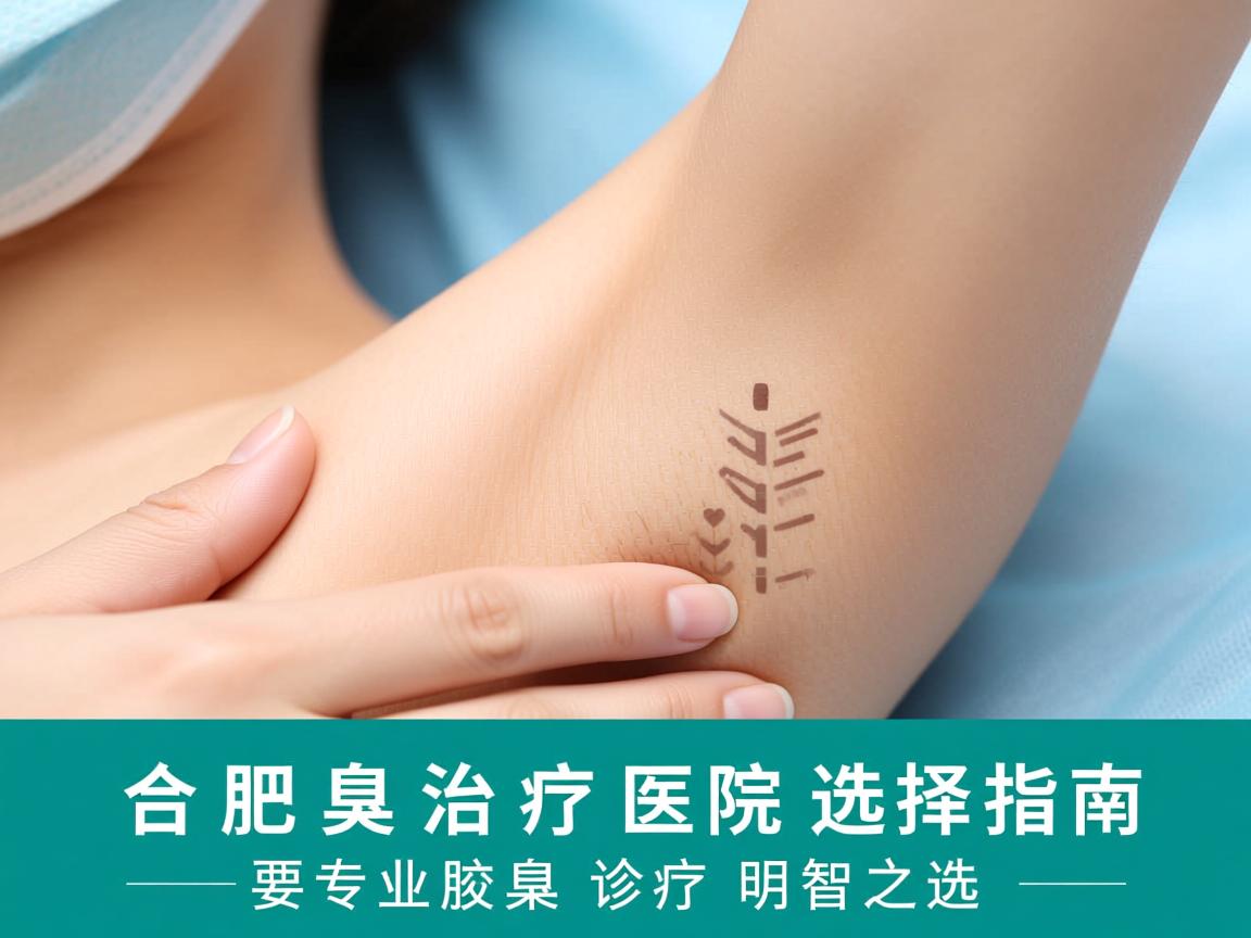 合肥腋臭治疗医院选择指南，专业腋臭诊疗的明智之选
