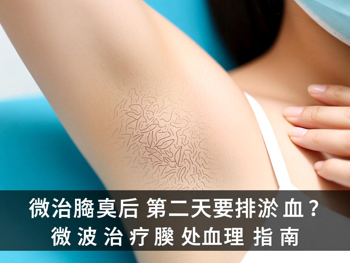微波治疗腋臭后第二天要排淤血吗？微波治疗腋臭的淤血处理指南