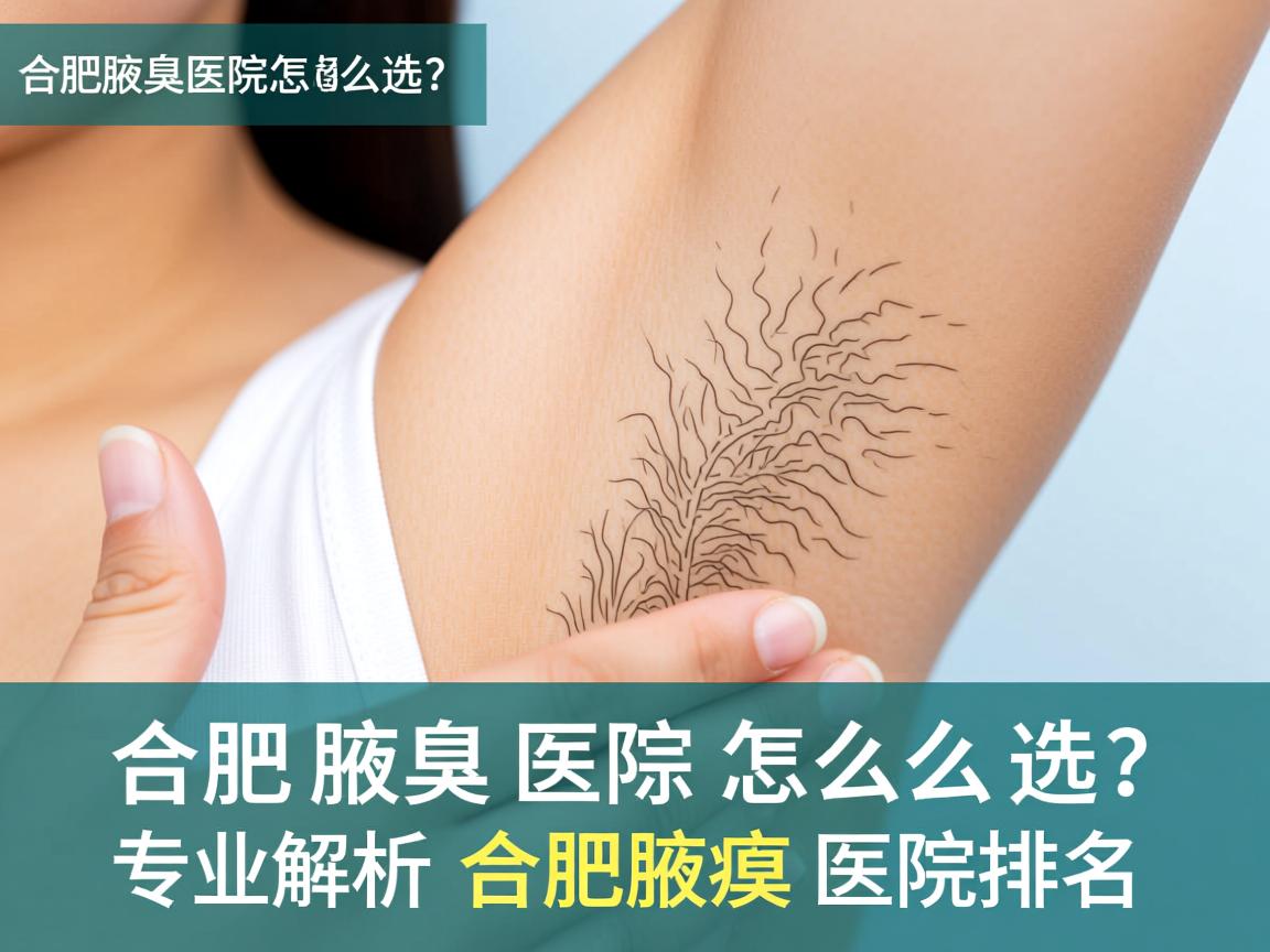 合肥腋臭医院怎么选？专业解析合肥腋臭医院排名