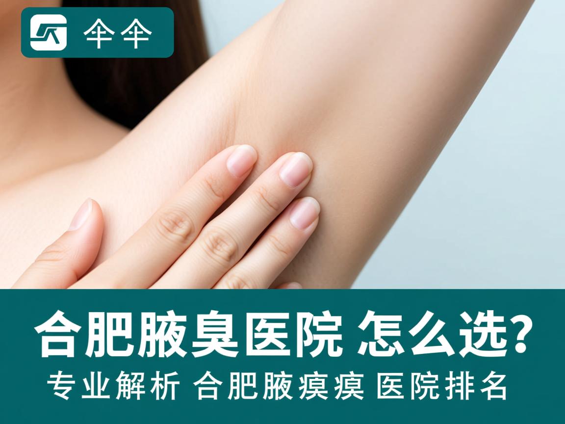合肥腋臭医院怎么选？专业解析合肥腋臭医院排名