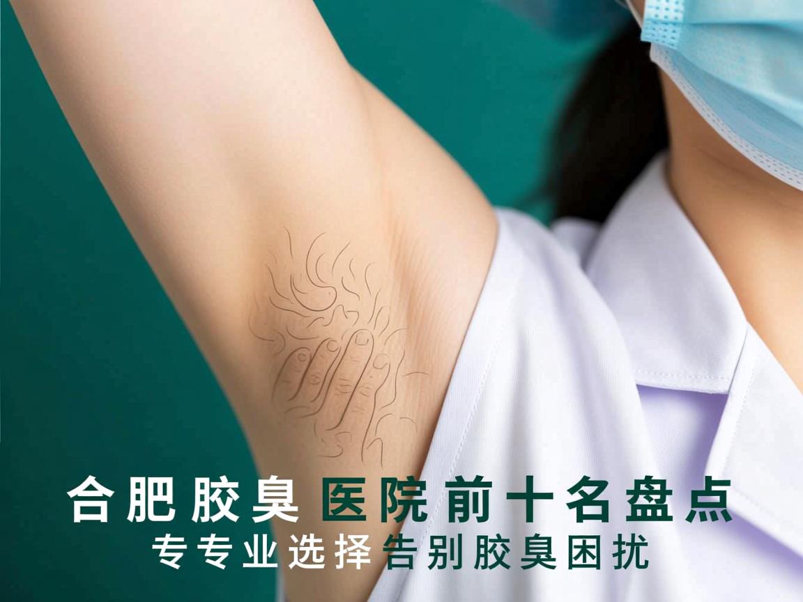 合肥腋臭医院前十名盘点，专业选择告别腋臭困扰