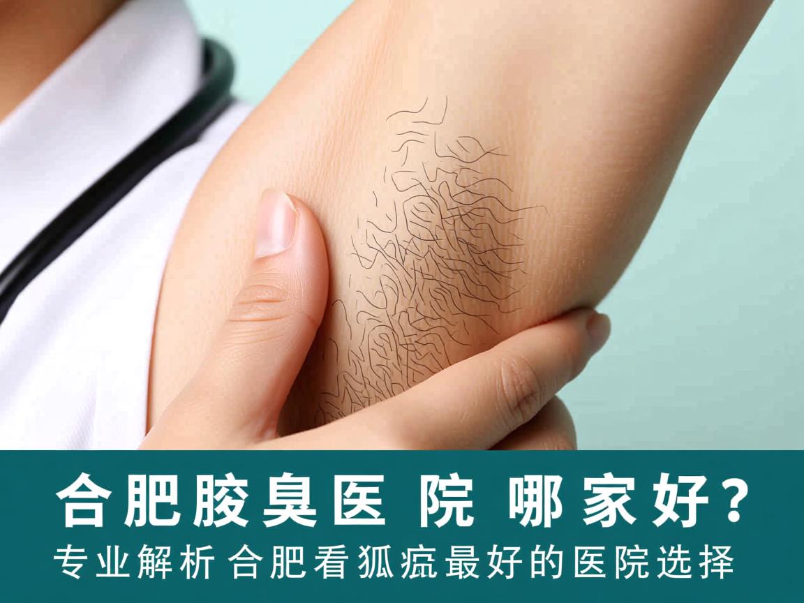 合肥腋臭医院哪家好？专业解析合肥看狐臭最好的医院选择