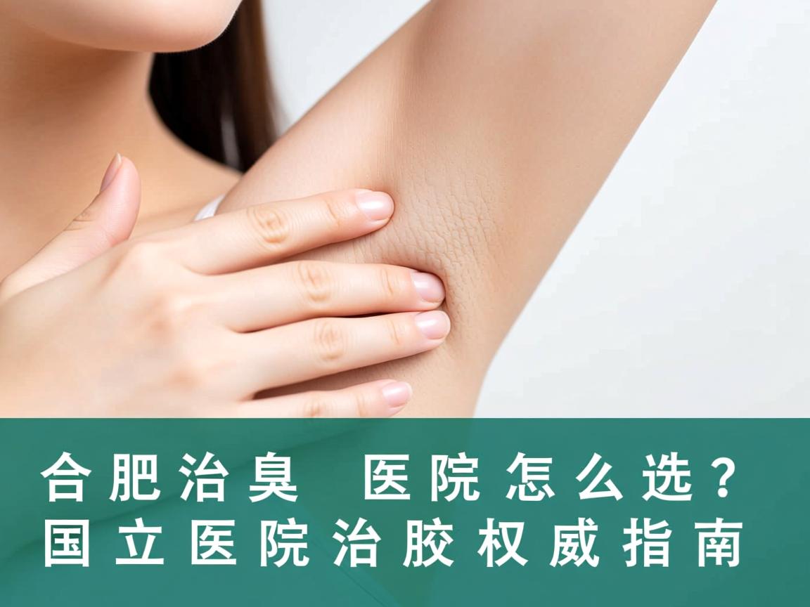 合肥治腋臭医院怎么选？国立医院治腋臭的权威指南