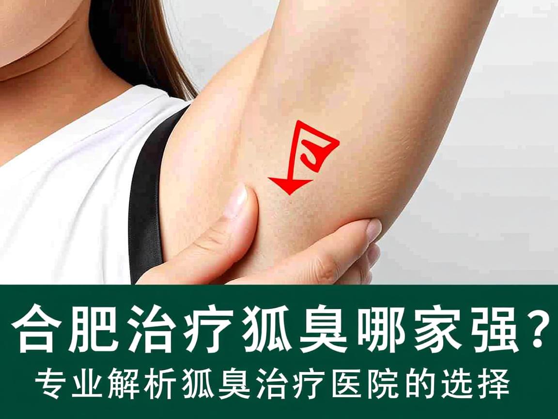 合肥治疗狐臭哪家强？专业解析狐臭治疗医院的选择