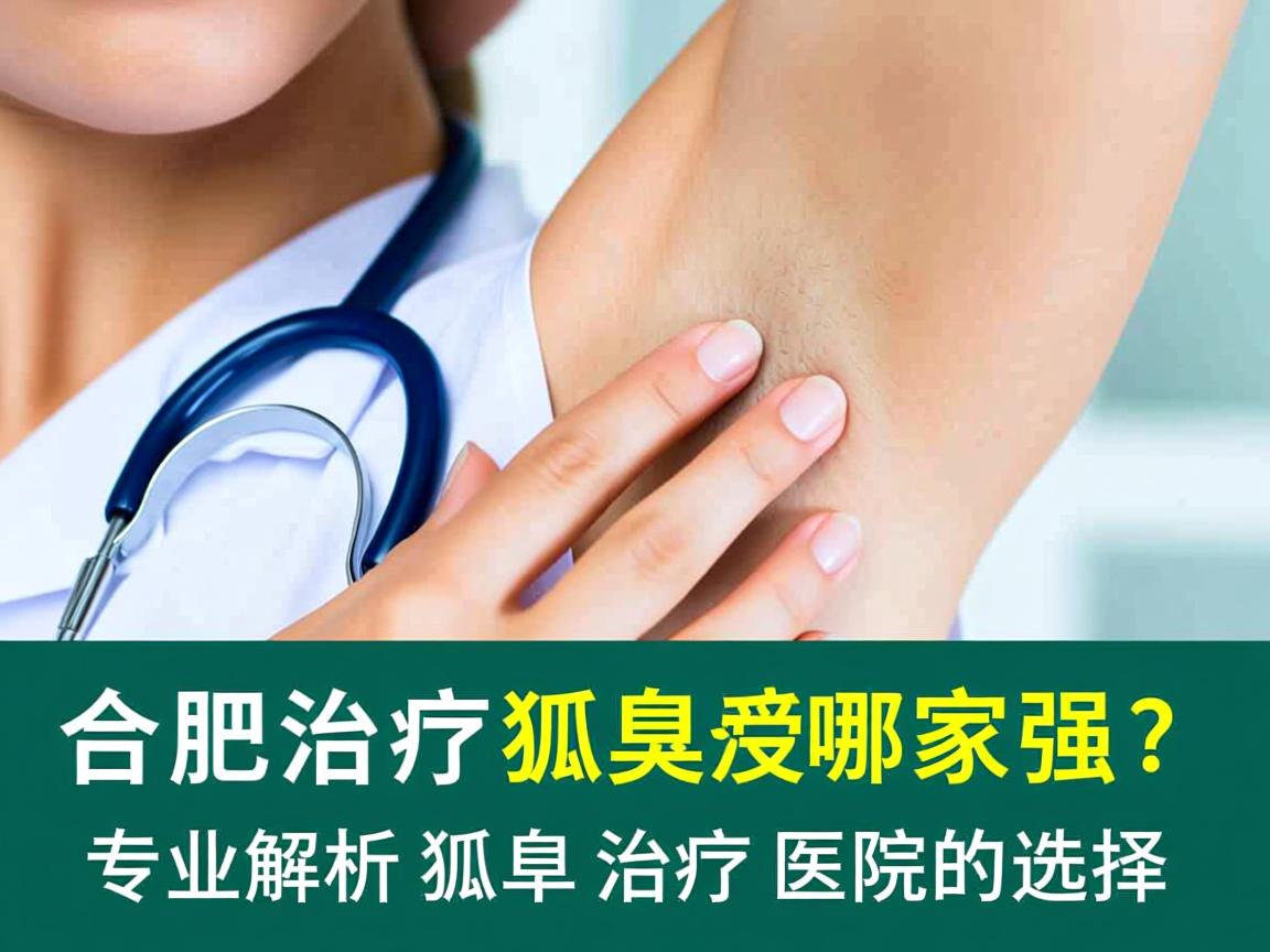 合肥治疗狐臭哪家强？专业解析狐臭治疗医院的选择
